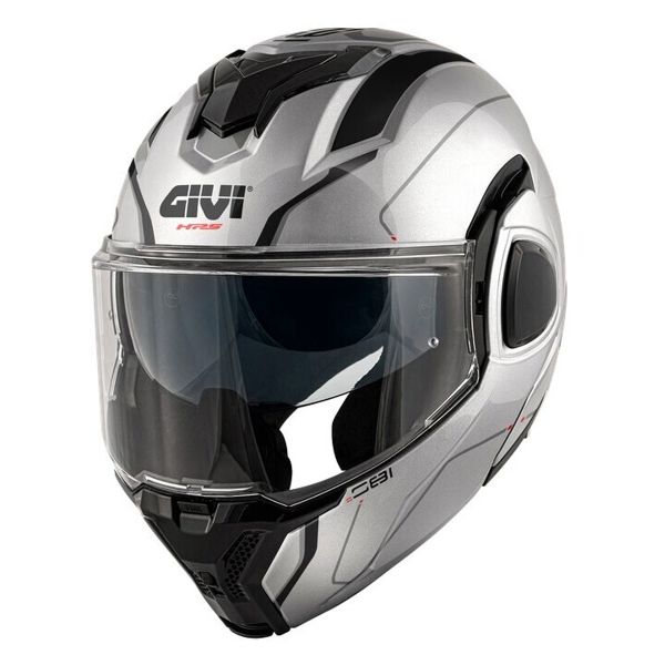 Modular Givi X36 Fiber Pulse Silver Black Grey