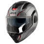 Casque Modular Givi X36 Fiber Pulse Titanio Negro Rojo