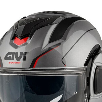 Givi X36 Fiber Pulse Titanio Negro Rojo
