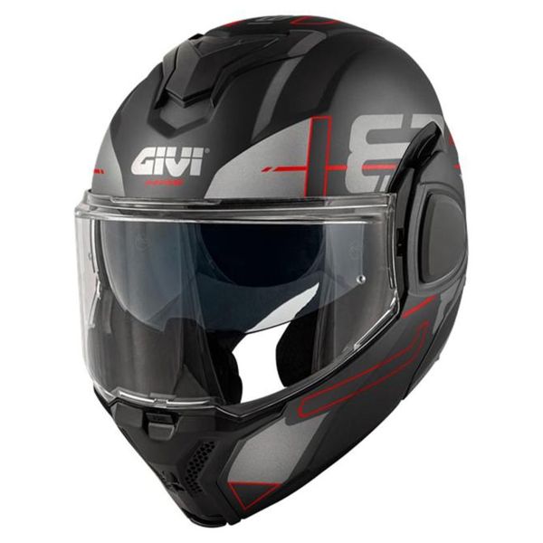 Modular Givi X36 Vertigo Matt Black Red