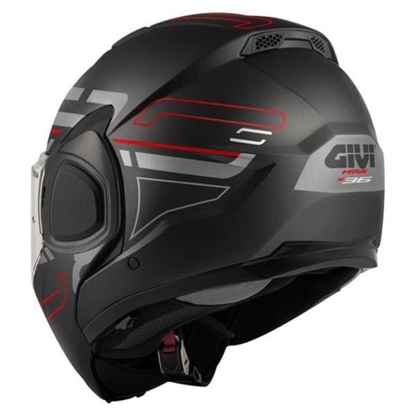 Givi X36 Vertigo Matt Black Red