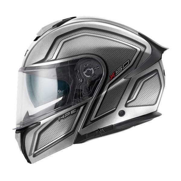Givi X50 Fiber Hologram Silver Black Metal Titanium Red