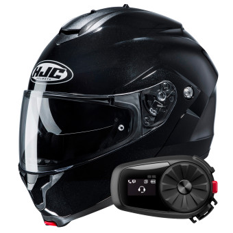 Modular HJC C91N Black + Kit Bluetooth 5S Solo