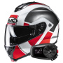 Casque Modular HJC C91N Jyn MC1 + Kit Bluetooth 5S Solo