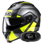 Casque Modular HJC C91N Jyn MC3HSF + Kit bluetooth 5R Lite Solo
