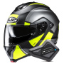 Casque Modular HJC C91N Jyn MC3HSF + Kit Bluetooth BT Mini