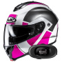 Casque Modular HJC C91N Jyn MC8 + Kit bluetooth 5R Lite Solo