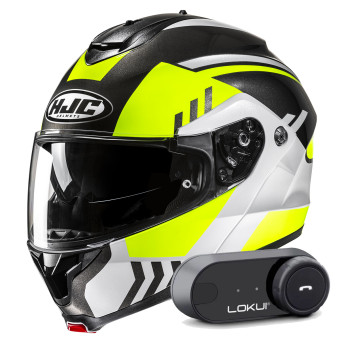 Modular HJC C91N Kaon MC3H + Kit Bluetooth Lokui K30