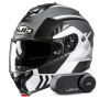 Casque Modular HJC C91N Kaon MC5 + Kit Bluetooth Lokui K30