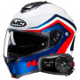 Casque Modular HJC C91N Nepos MC21 + Kit Bluetooth 5S Solo