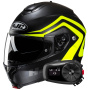 Casque Modular HJC C91N Nepos MC3HSF + Kit Bluetooth 5S Solo