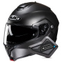 Casque Modular HJC C91N Semi Flat Titanium + Kit Bluetooth BT Mini