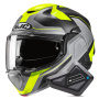 Casque Modular HJC F100 Bios MC3HSF + Kit Bluetooth BT Mini