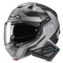 Casque Modular HJC F100 Bios MC5SF + Kit Bluetooth BT Mini