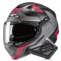 Casque Modular HJC F100 Bios MC8SF + Kit Bluetooth BT Mini
