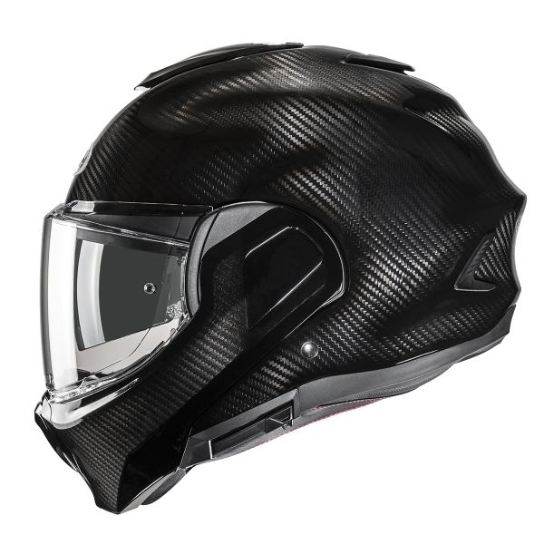 HJC F100 Carbon Black + Kit Bluetooth 5S Solo