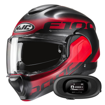 Modular HJC F100 Hetal MC1SF + Kit bluetooth 5R Lite