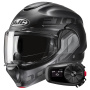Casque Modular HJC F100 Hetal MC5SF + Kit Bluetooth 5S Solo