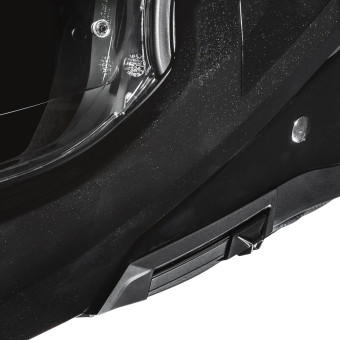 HJC F100 Metal Black + Kit Bluetooth BT Mini