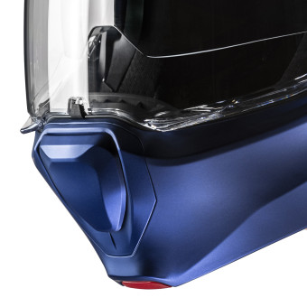 HJC F100 Semi Flat Metallic Blue + Kit Bluetooth BT Mini