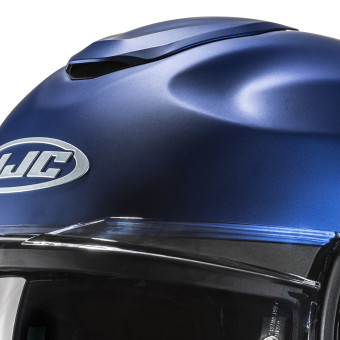 HJC F100 Semi Flat Metallic Blue + Kit Bluetooth BT Mini