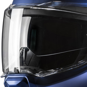 HJC F100 Semi Flat Metallic Blue + Kit Bluetooth BT Mini
