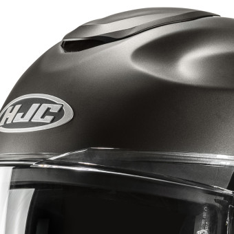 HJC F100 Semi Flat Titanium + Kit Bluetooth Lokui K30