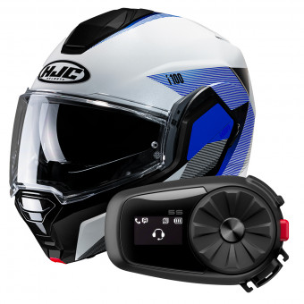 Modular HJC i100 Beston MC2 + Kit Bluetooth 5S Solo