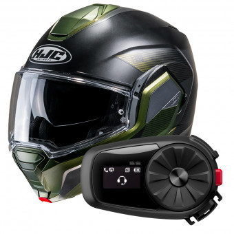Modular HJC i100 Beston MC4SF + Kit Bluetooth 5S Solo