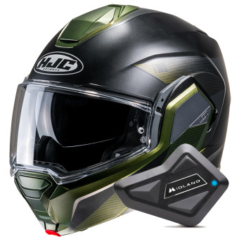 Pack Casco + Kit Bluetooth : Scorpion ADF 9000 Air Trail Black Red + Kit  Bluetooth 5S Solo