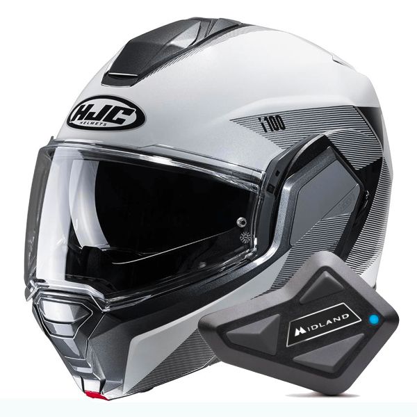 Modular HJC i100 Beston MC5 + Kit Bluetooth BT Mini