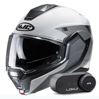 Modular HJC i100 Beston MC5 + Kit Bluetooth Lokui K30