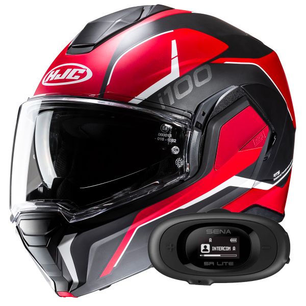 Modular HJC i100 Lorix MC1SF + Kit bluetooth 5R Lite Solo