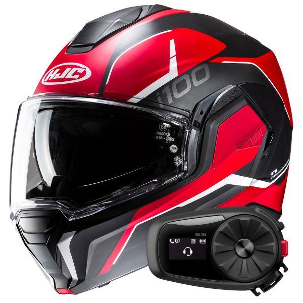 Modular HJC i100 Lorix MC1SF + Kit Bluetooth 5S Solo