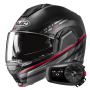 Casque Modular HJC i100 Sysma MC1SF + Kit Bluetooth 5S Solo