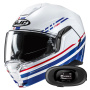 Casque Modular HJC i100 Sysma MC21 + Kit bluetooth 5R Lite Solo