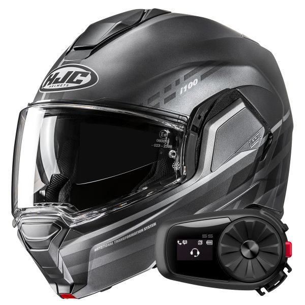 Modular HJC i100 Sysma MCSSF + Kit Bluetooth 5S Solo