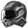 Casque Modular HJC i100 Sysma MCSSF + Kit Bluetooth BT Mini