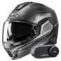 Casque Modular HJC i100 Sysma MCSSF + Kit Bluetooth Lokui K30