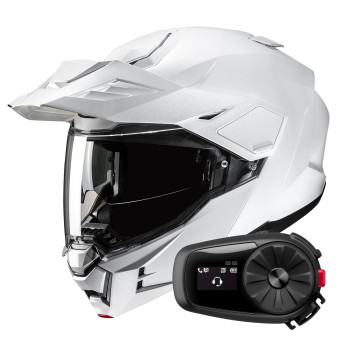 Modular HJC i80 Pearl White + Kit Bluetooth 5S Solo