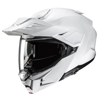 HJC i80 Pearl White + Kit Bluetooth 5S Solo