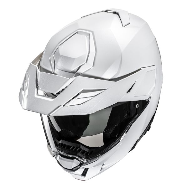 HJC i80 Pearl White + Kit Bluetooth BT Mini