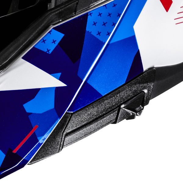 HJC i80 Roki MC21 + Kit Bluetooth Lokui K30