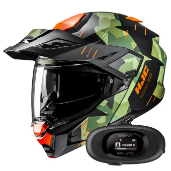 Casque Modular HJC i80 Roki MC47SF + Kit bluetooth 5R Lite Solo Casque Modular HJC i80 Roki MC47SF + Kit bluetooth 5R Lite Solo
