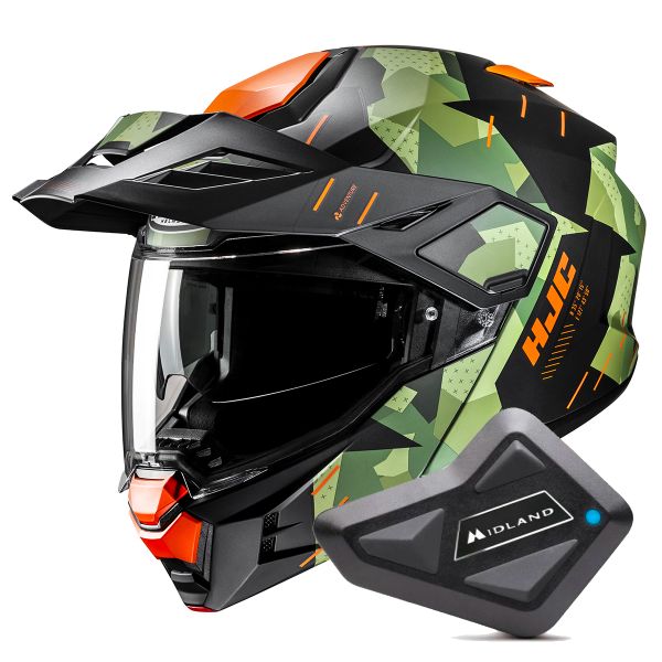 Modular HJC i80 Roki MC47SF + Kit Bluetooth BT Mini Modular HJC i80 Roki MC47SF + Kit Bluetooth BT Mini