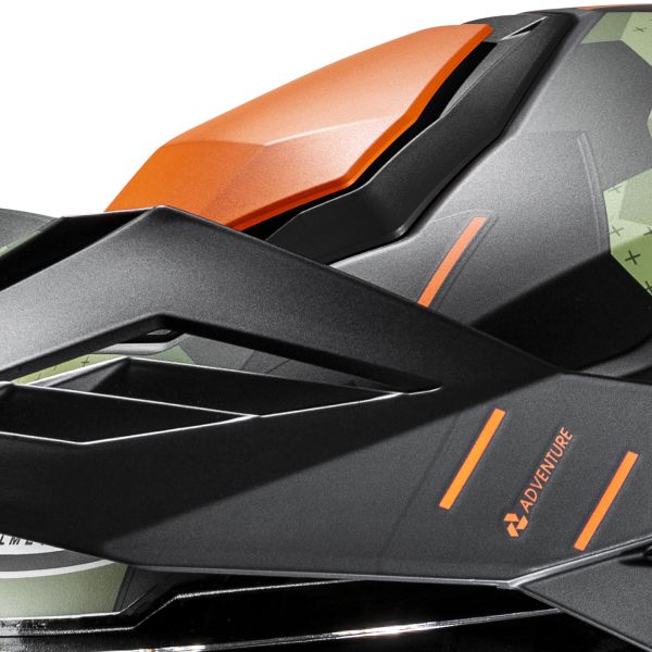 HJC i80 Roki MC47SF + Kit Bluetooth BT Mini