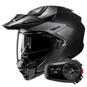 Modular HJC i80 Semi Flat Black + Kit Bluetooth 5S Solo