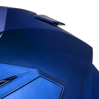 HJC i80 Semi Flat Metallic Blue + Kit Bluetooth 5S Solo