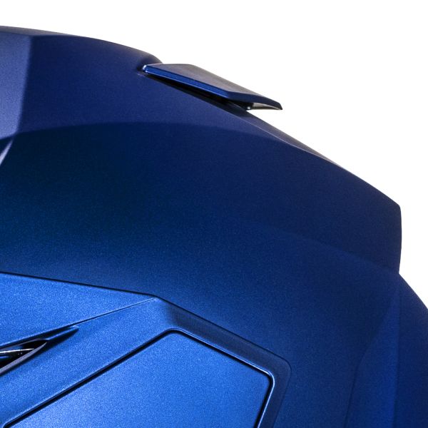 HJC i80 Semi Flat Metallic Blue + Kit Bluetooth BT Mini