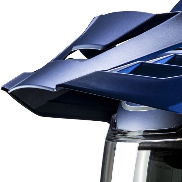 HJC i80 Semi Flat Metallic Blue + Kit Bluetooth BT Mini